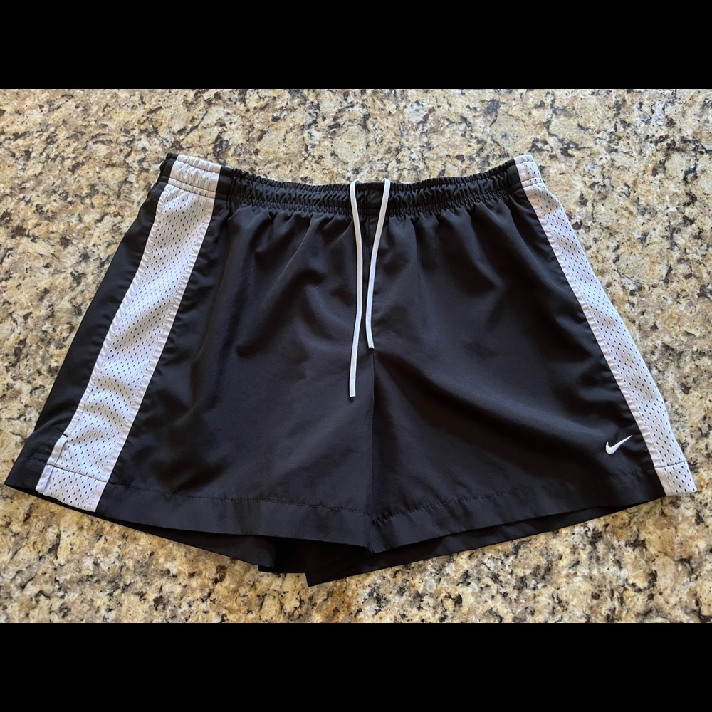 Black Nike athletic shorts